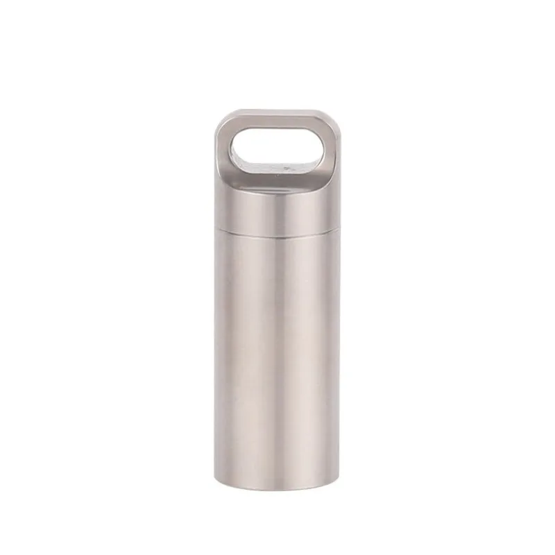 

Outdoor Pure Titanium Sealed First Aid Box Portable Emergency Medical Storage Case