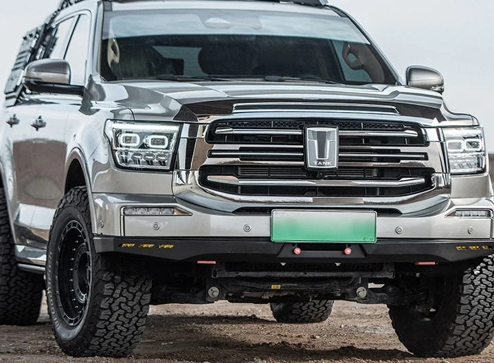 Semi-submersible front bumper, bumper modification, crash guard