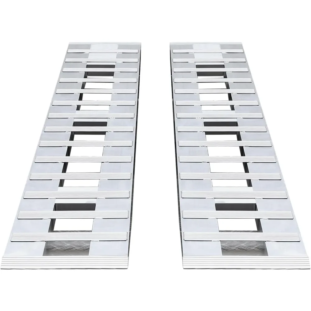 Loading Ramps 84X15 Inci Aluminium 2 Buah Loading Ramps Truck Ramp Sepeda Motor Trailer Portable Truck Ramp ATV