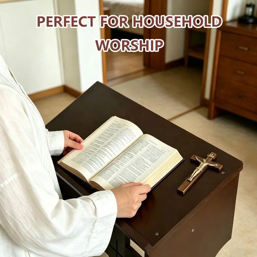 Wooden Prayer Kneeler Wooden Prayer Bench Kneeler with Cushion Padded Kneeling Stool for Home Church Prayer for Comfortable.