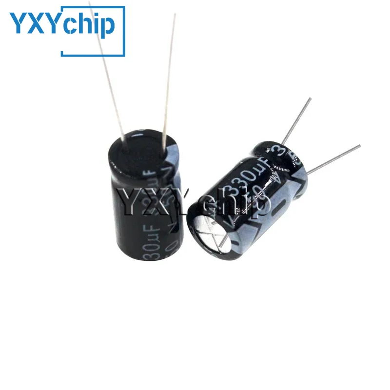 

20pcs 330uF 50V 330MFD 50Volt 10*16mm Aluminum Electrolytic Capacitor Radial 330mf50v 330uf50v 50v330mf 50v330uf