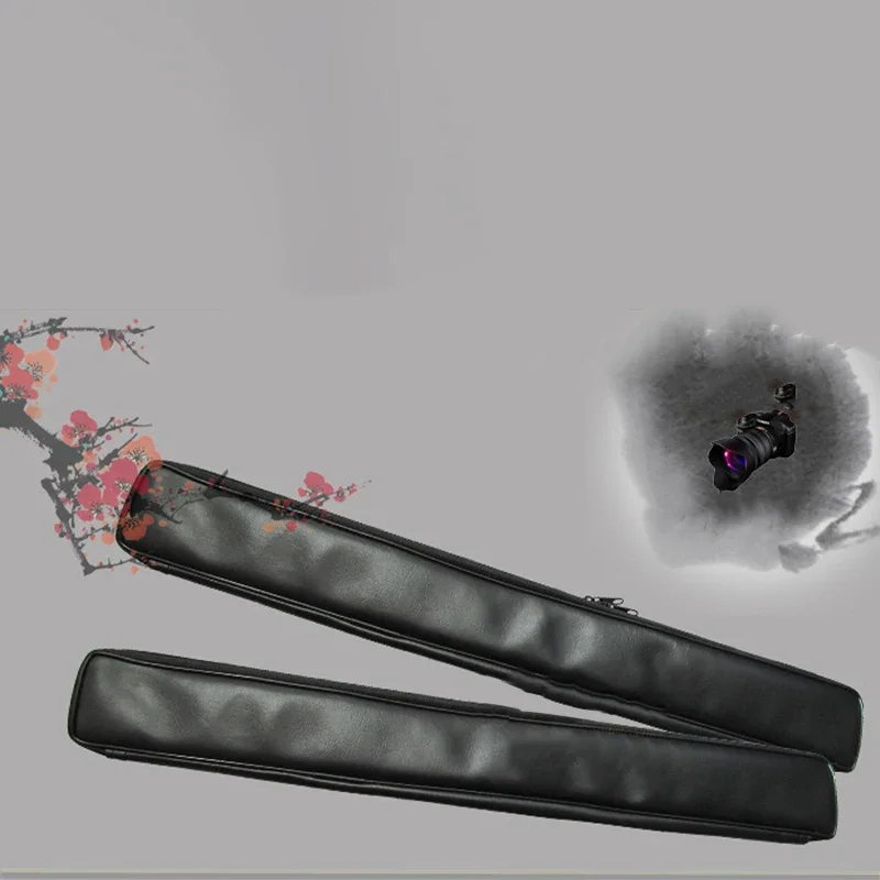حقيبة الناي المحمولة حقيبة التخزين العمودي العالمي سميكة الجلود مقاوم للماء حقيبة للتخزين أدوات الساكسفون الملحقات