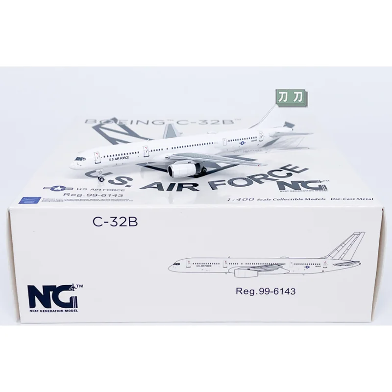 

NG масштаб 1/400 ВВС США B-C-32B модель пассажирского самолета 99-6143 модель самолета из сплава Коллекционная декоративная игрушка