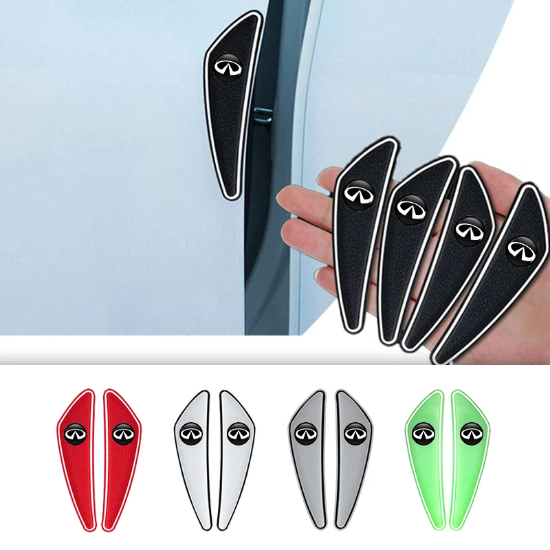 Наклейка на дверь автомобиля, защита от столкновений, ПВХ, защита от царапин, автоаксессуары для Infiniti Q50 FX35 Q30 G37 Q70 QX70 G35 Наклейка на дверь автомобиля, защита от столкновений, ПВХ, защита от царапин, автоаксессуары для Infiniti Q50 FX35 Q30 G37 Q70 QX70 G35