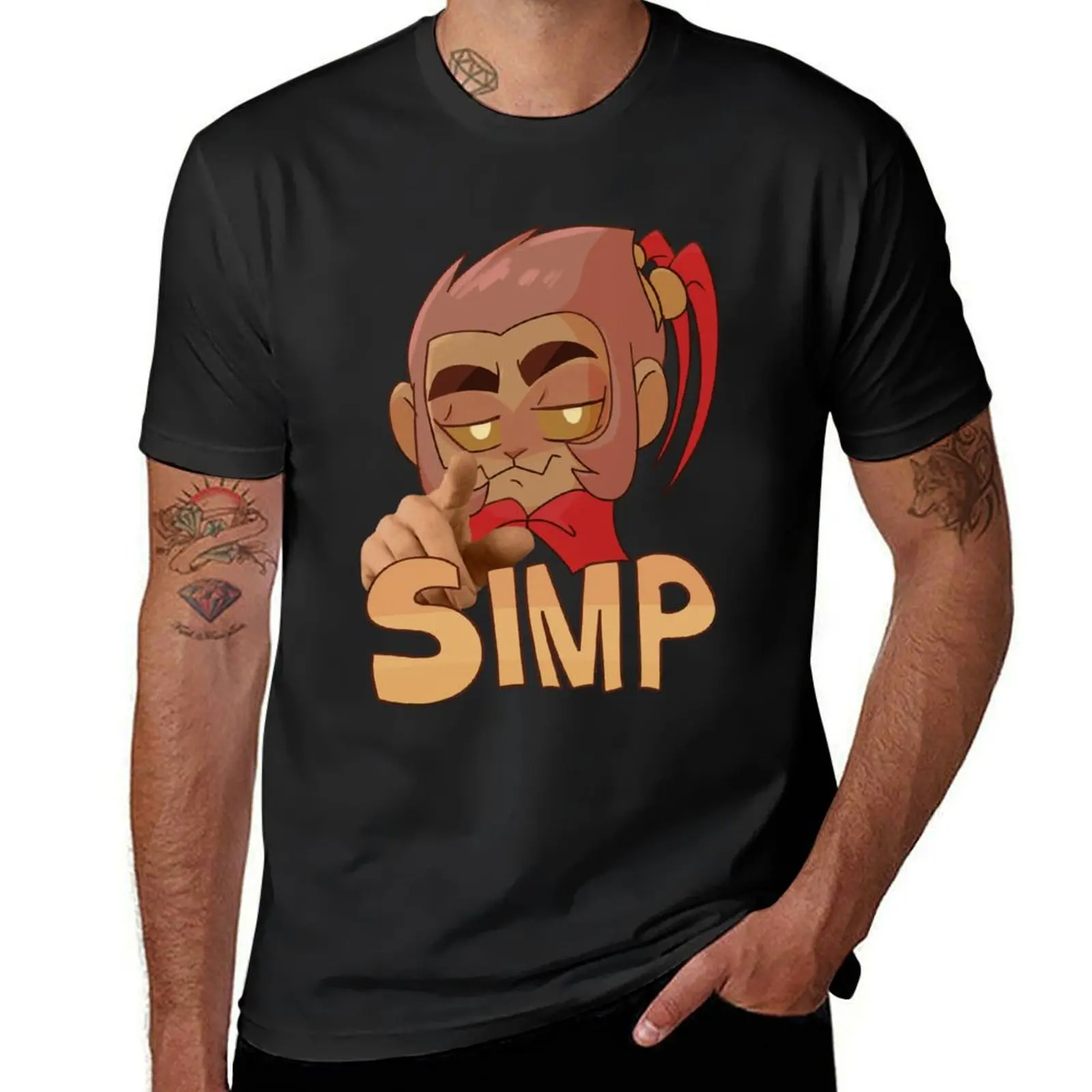 

SIMP- Monkie King T-Shirt customs design your own boys animal print mens t shirt