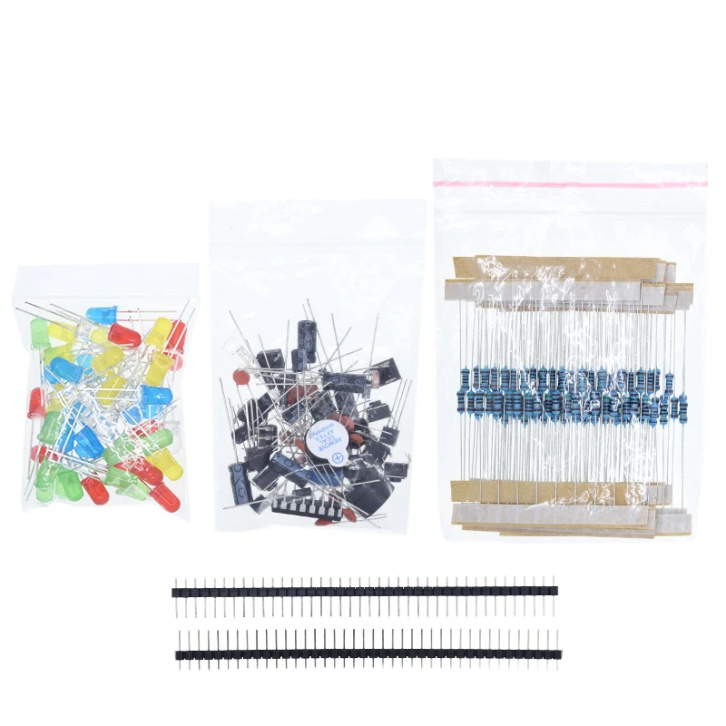 Nieuwe Elektronica Componenten Basisstartkit Voor Arduino Uno Mega2560 Raspberry Pi Met Led Zoemer Condensator Weerstand