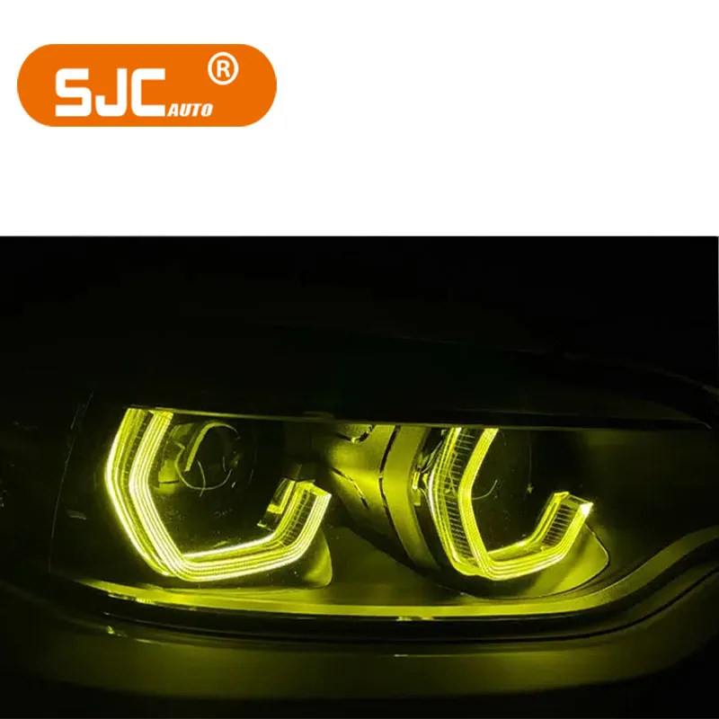 SJC Car Accessories for BMW 2 Series M2 F87 F22 CSL Headlight Module Yellow DRL Module Upgrade Retrofit (2018-2021 LCI LED ONLY)