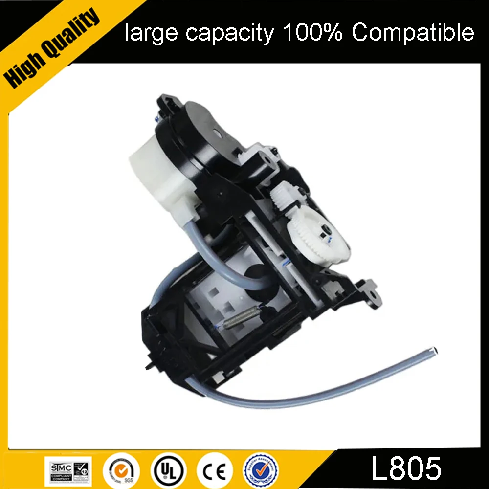 Compatible Ink Suction Pump Cap Station for Epson L800 L801 L805 R330 T50 P50 A4 UV DTF DTG Printer Parking Lot Cleaning Ununi