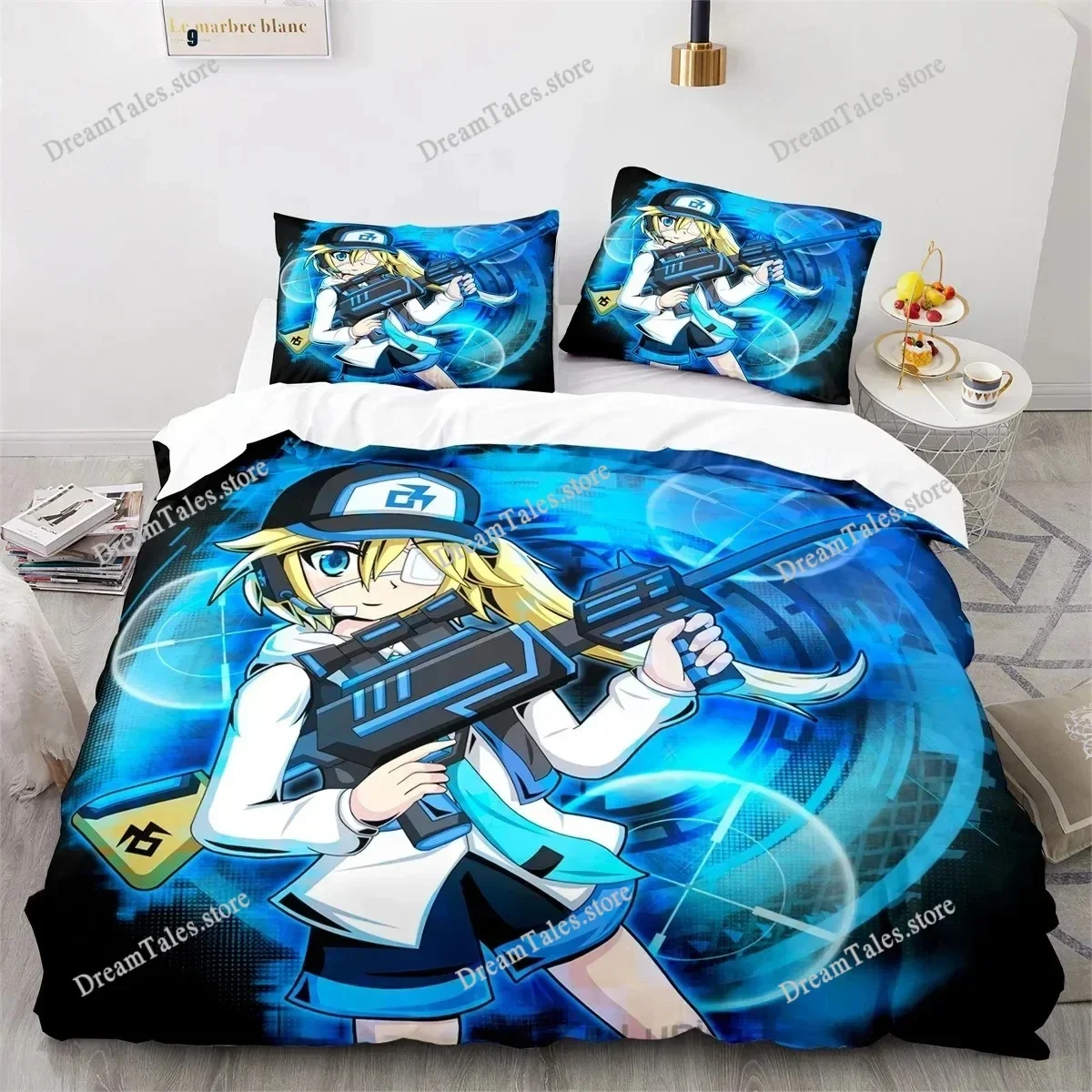 

3D Printed Anime Gacha Life Academia Bedding Set Duvet Cover Bedroom Comforter Single Twin King _Size Quilt Cover Home Textiles