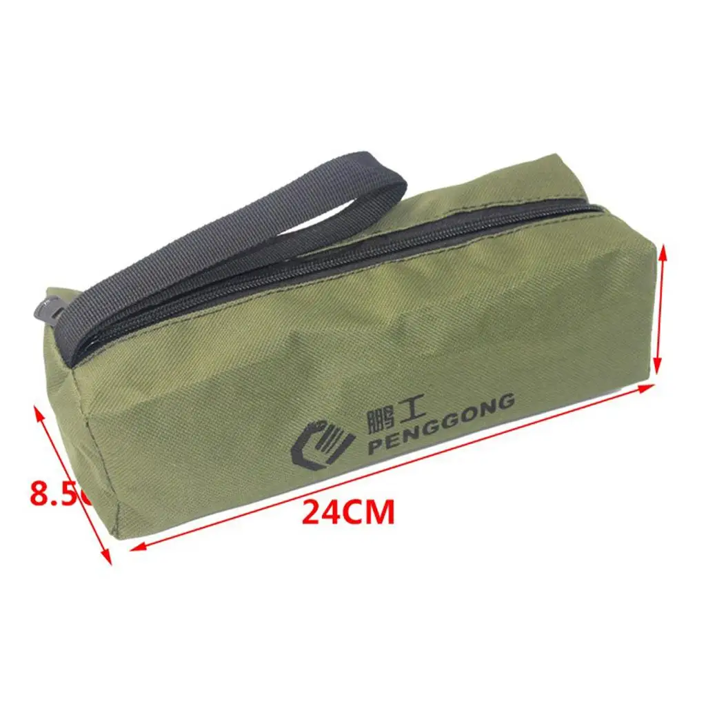 Utility Bag for Tools Heavy Duty Organizer Multi Pocket Wear Resistant Oxford Cloth Pouch for Home Improvement