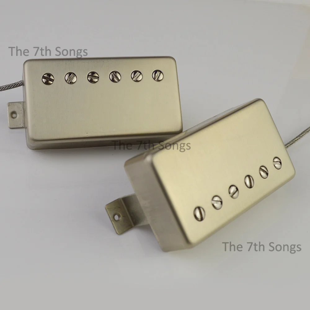 1959 Collector's Edition PAF IV G Style Alnico 4 Humbucker Pickup for LP Electric Guitar 49.2mm spacing Raw Nickel-Silver