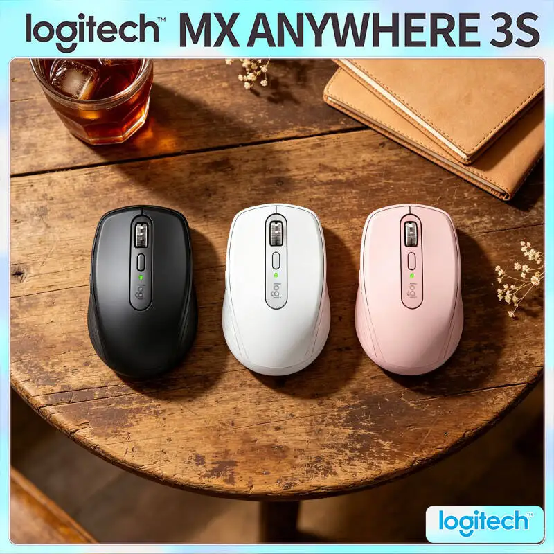 

Ergonomic MX Anywhere 3S - Darkfield 8K DPI, Precision Grip, Suitable for Wine Shop & Customer Tasting Consult