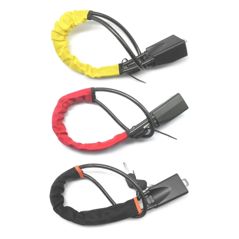 

Steering Wheel Lock Belt Lock Universal Anti Theft Car Device Lock Prevention with 2 Key Security Fit Vehicle Truck