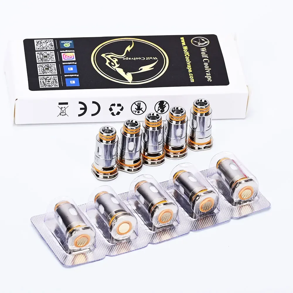 10 Aegis Boost Coil B Series 0.4ohm/0.6ohm MTL vape KA1 vape Zeus Nano Tank GV Boost Pods replacement coil - gallery image 6