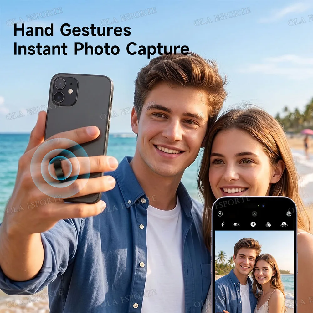 2026 Smart Ring Blood Pressure Heart Rate Sleep Monitoring Smartring IP68 & 5ATM Waterproof Multi-sport Mode Smartring Man Women view 2