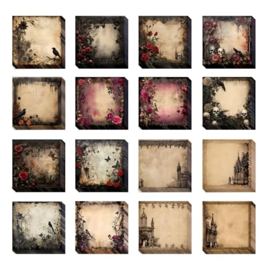 

16 Pieces Halloween Sticky Notes Self-Adhesive Design Note Pads Sticky Memo Notes for School Office Home Supplies Students Teac