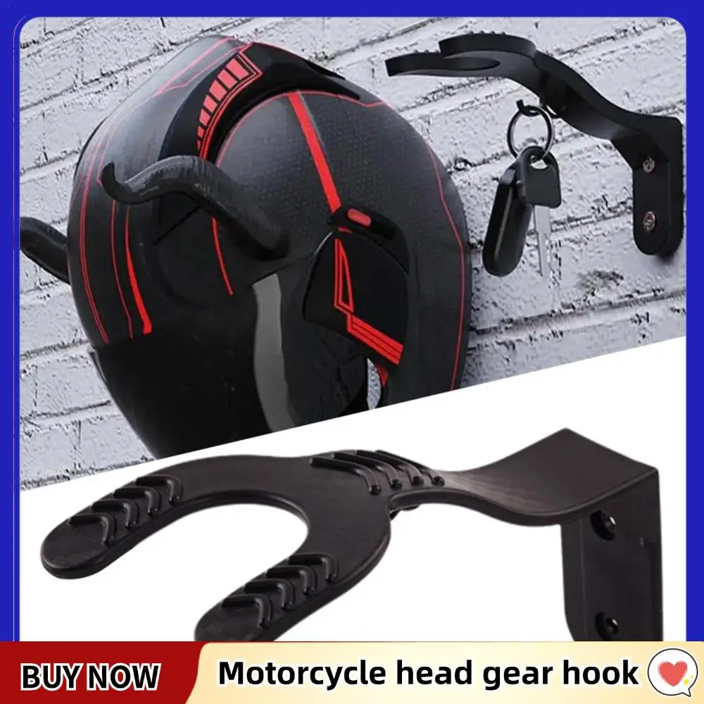 Motorcycle Head Gear Hook Motorcycle Helmet Holder Helmet Hook Wall Mount Football Bicycle Hat Hanger Stand For Caps Wall Rack