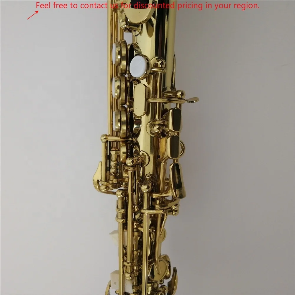 

Accept OEM Professional Brass Material Eb Key Sopranino Saxophone