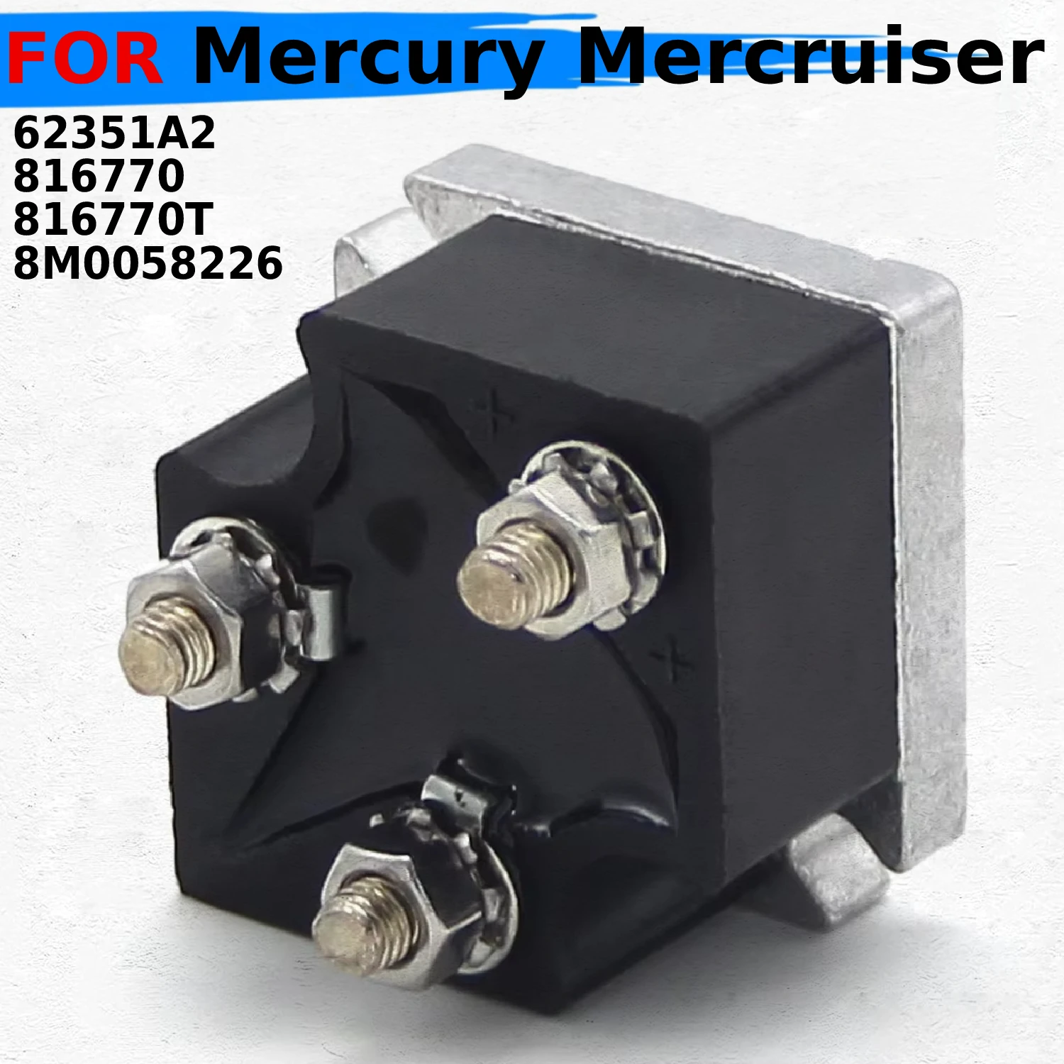 

Motorcycle Voltage Regulator Rectifier 12V For Mercury Mercruiser 6 7.5 9.8 18 45 55 200 E2.5 E300 XR 4 816770T 8M0058226 Parts