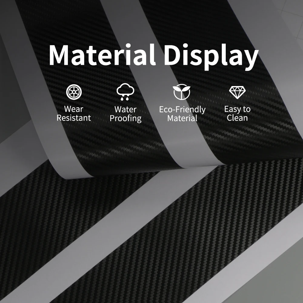 4PCS Car Door Sill Stickers Carbon Fiber Anti-Scratch Decals Protection Decoration Accessories For Nissan Qashqai J11 J12 J10