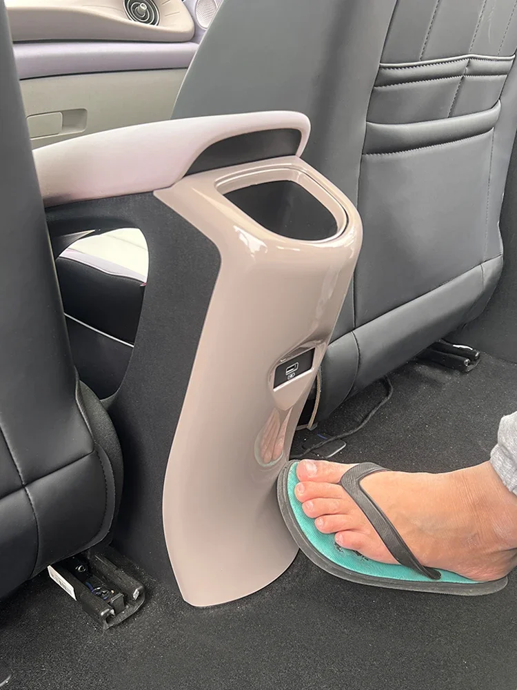 For BYD Dolphin Atto 2 Car Anti-kick Panel ABS Rear Center Armrest Box Protection Anti-scratch Interior Modification Accessories