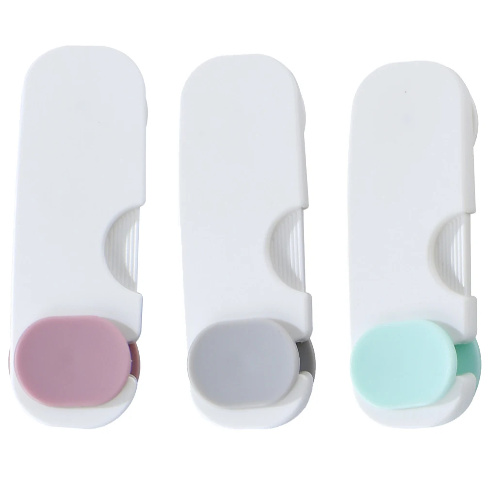 

3Pcs Child Proof Drawer Safety Lock Baby Cabinet Locks Anti Pinch Security Latch Kids Safety Strap Drawer Lock