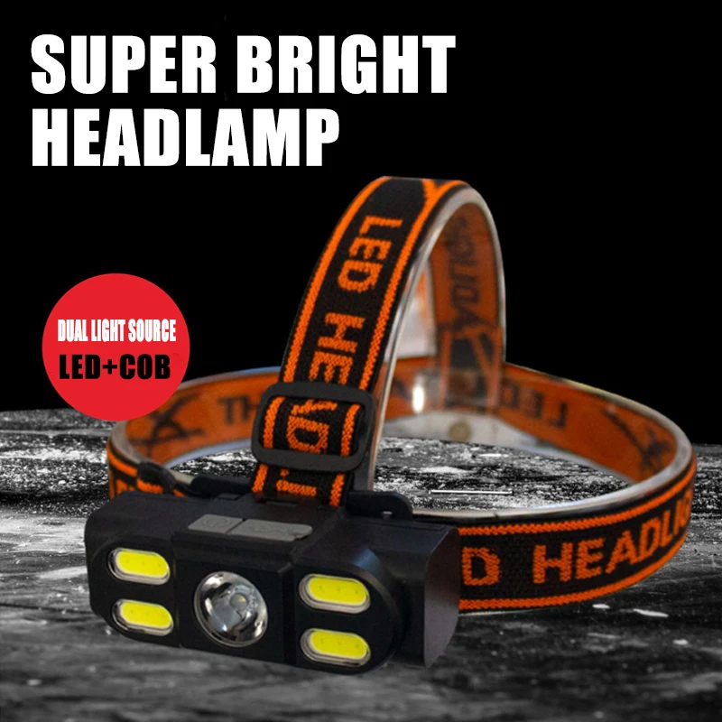 

Многофункциональный портативный фонарь с высокой яркостью, перезаряжаемый водонепроницаемый фонарик, фонарик для кемпинга, ночной рыбалки