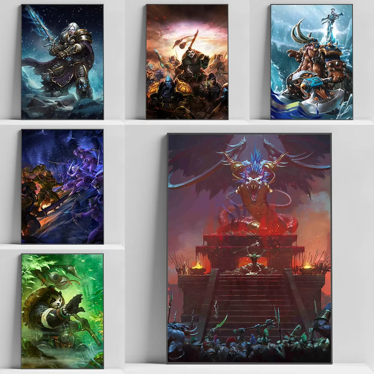 Classic Game World of W-Warcraft Poster Decorative Painting Posters for Wall Decor Canvas Painting Decoration Room Art Painti