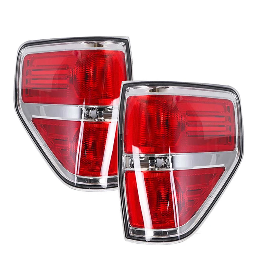 Wooeight 1Pc Car Rear Bumper Tail Light Stop Brake Lamp For Ford F150 F-150 Pickup 2009-2014 BL3Z13405B BL3Z13404B Half Assembly