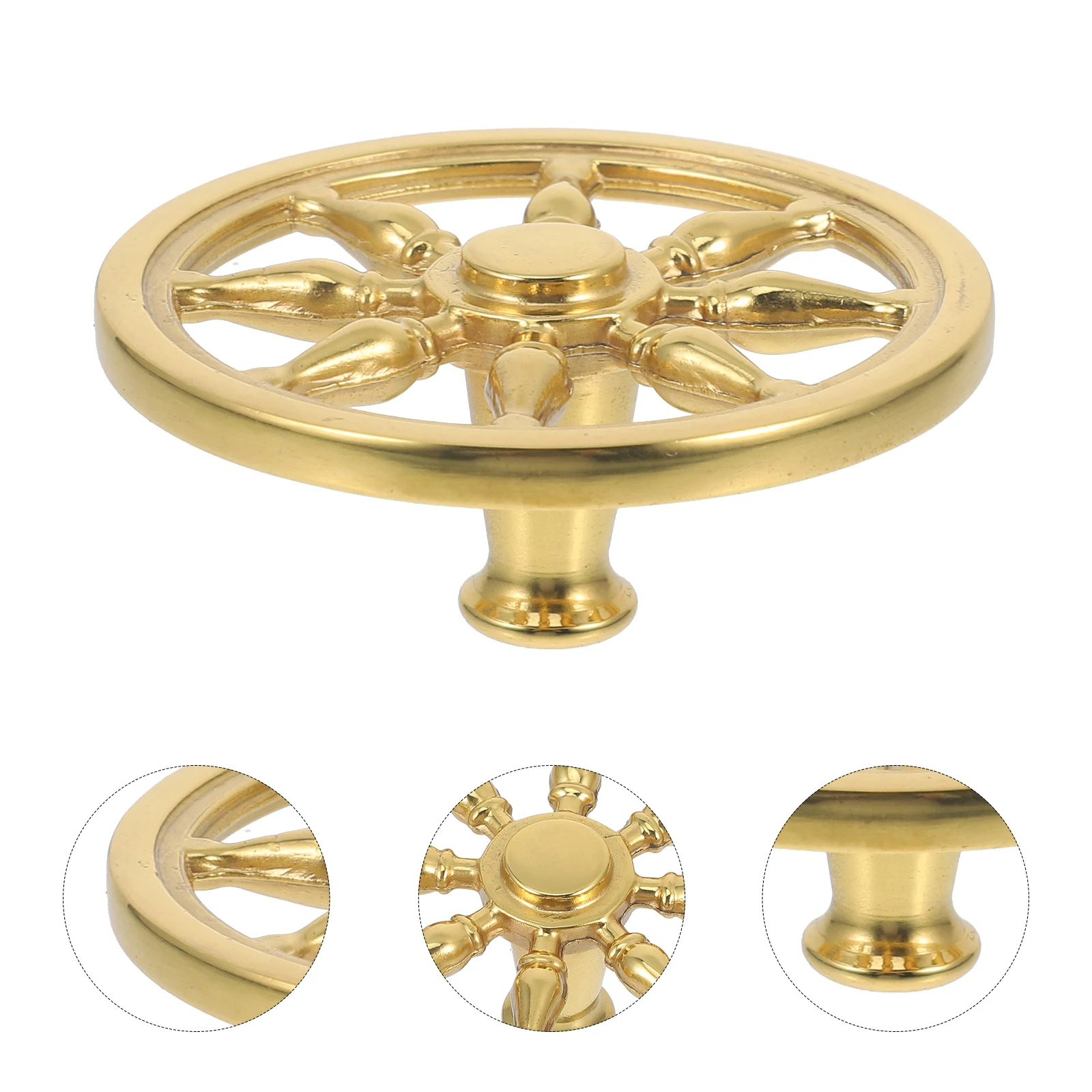 

Creative Shaped Brass Cabinet Knob Durable Drawer Pull Wardrobe Handle For Kitchen Closet Dresser Cupboard Door Handles