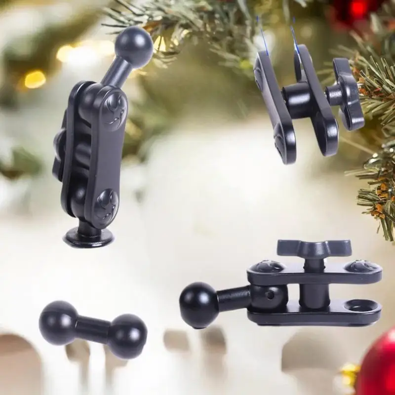 Hot Alloy 17mm Ball Mount Extension Adapter Rotation Extension Rod For Car Air Vent Dashboard Phone Holder Accessories