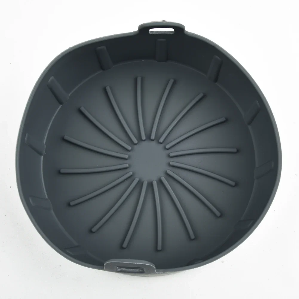Replacement Silicone Pot for Air Fryer Accessories Facilitates Air Circulation and Oil Flow Dishwasher Safe and