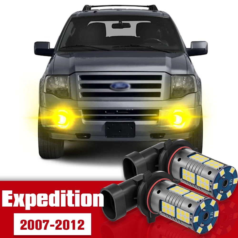 

2pcs LED Accessories Front Fog Light Bulb Lamp For Ford Expedition 2007 2008 2009 2010 2011 2012