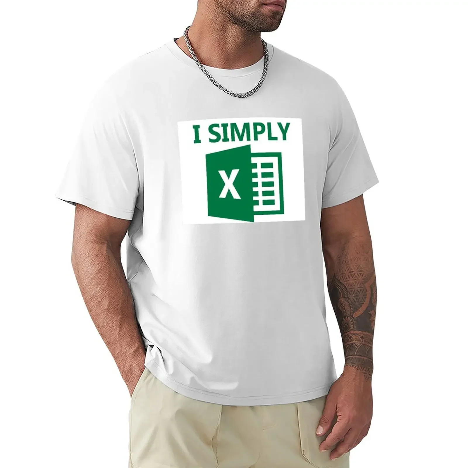 I Simply Excel T-Shirt anime shirts graphic tee blacks boys animal print anime shirts men