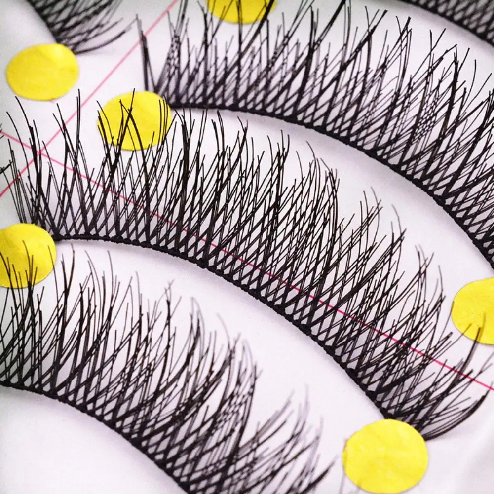 Ciglia naturali Ciglia finte soffici Aspetto naturale Ciglia finte visone sottili Ciglia finte corte Cat Eye Confezione da 10 paia