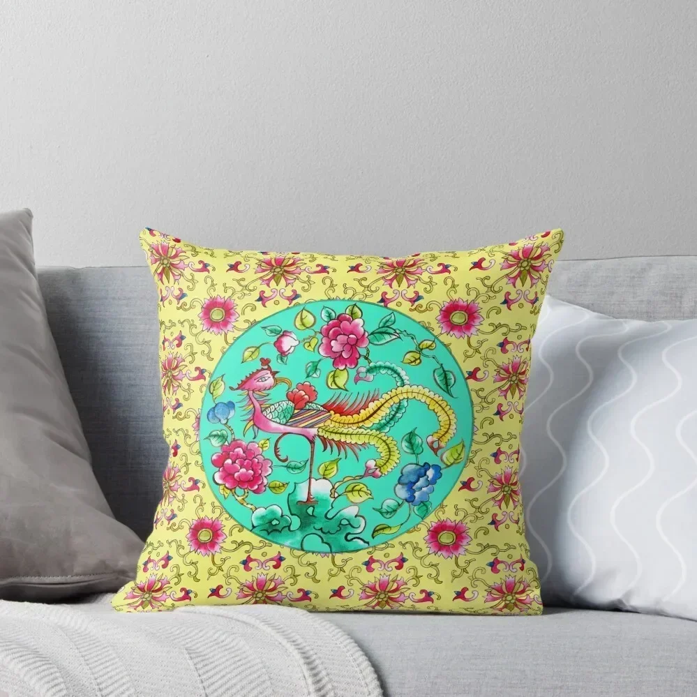 

Peranakan Pattern: Emerald Throw Pillow christmas ornaments 2025 Christmas Pillow Sofa Cushions pillow