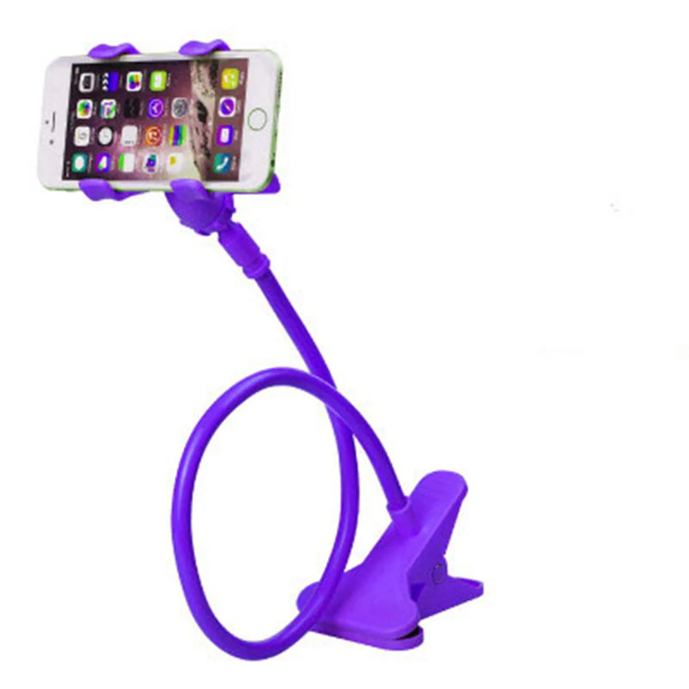 Universele mobiele telefoonbeugelklem Nachtkastje Desktop Lange arm Luie persoon Telefoonstandaard Ondersteuning voor iPhone Xiaomi Huawei Samsung