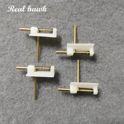 Accesorios de modelo de Hatch fpvhobby, Perno de bloqueo fijo, agujeros de apertura, Mini Puerta de cabina, cubierta de dosel blanco para Avión RC DIY, 2 piezas