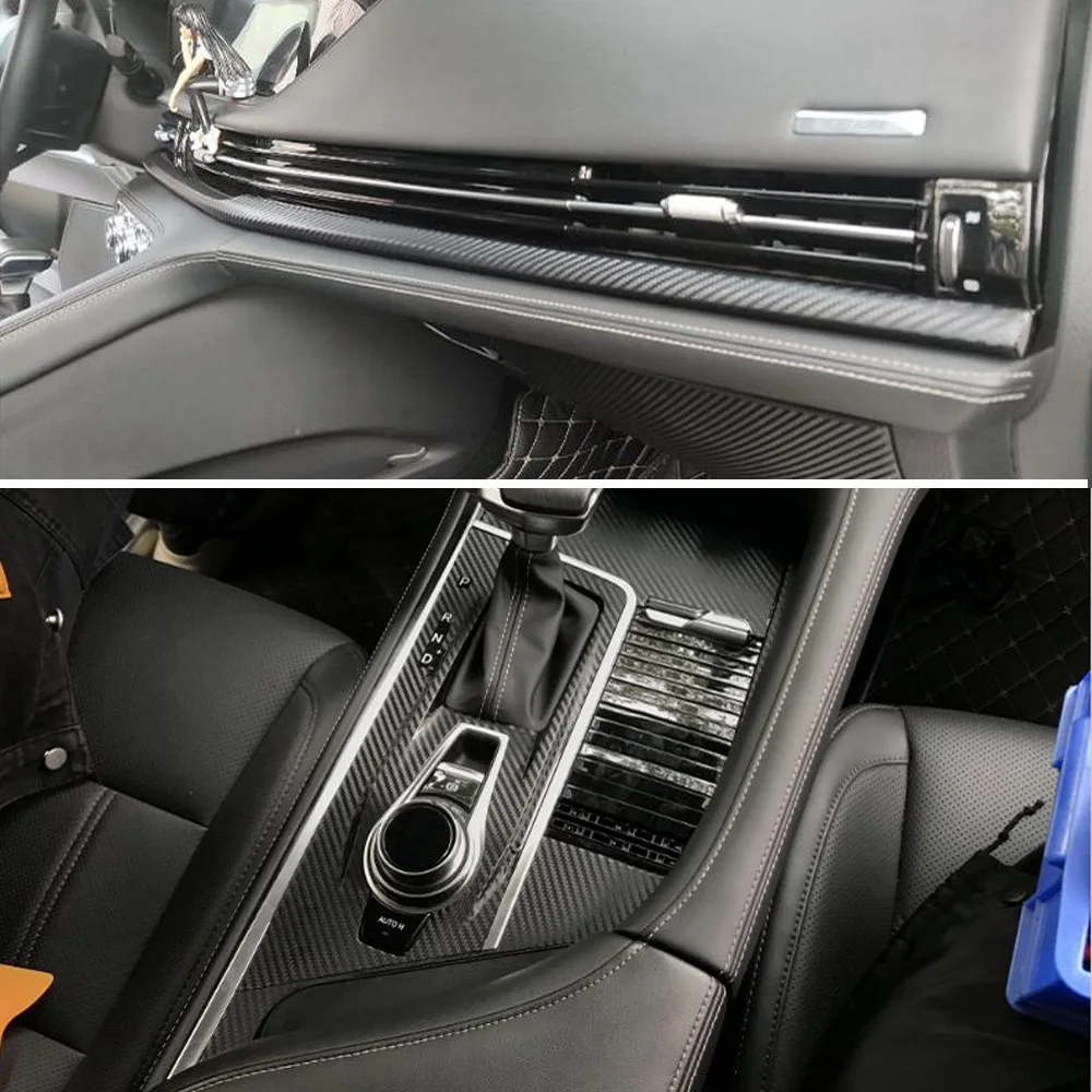 

For Changan CS95 2019-2021 Interior Central Control Panel Door Handle 3D/5D Carbon Fiber Stickers Decals Car styling Accessorie