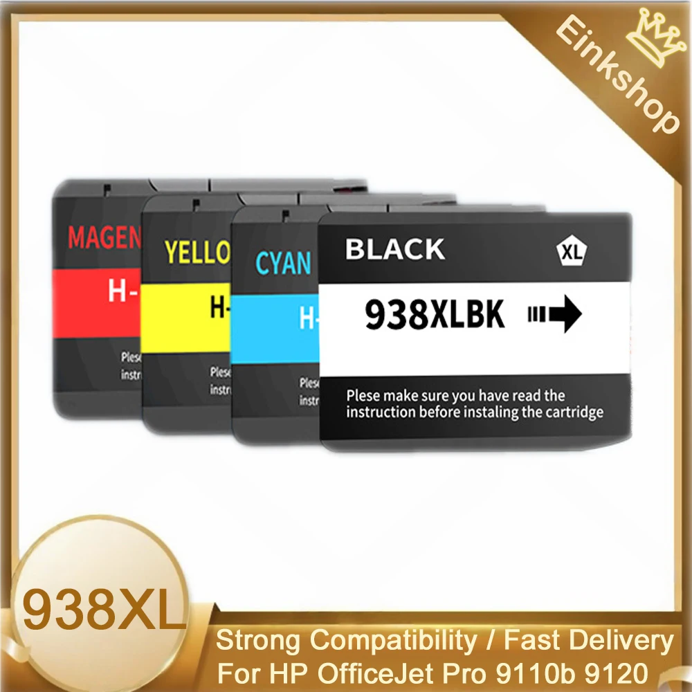 Совместимый чернильный картридж HP 938 938e 938XL для принтеров HP OfficeJet Pro 9110b 9120 9130 9720 9730