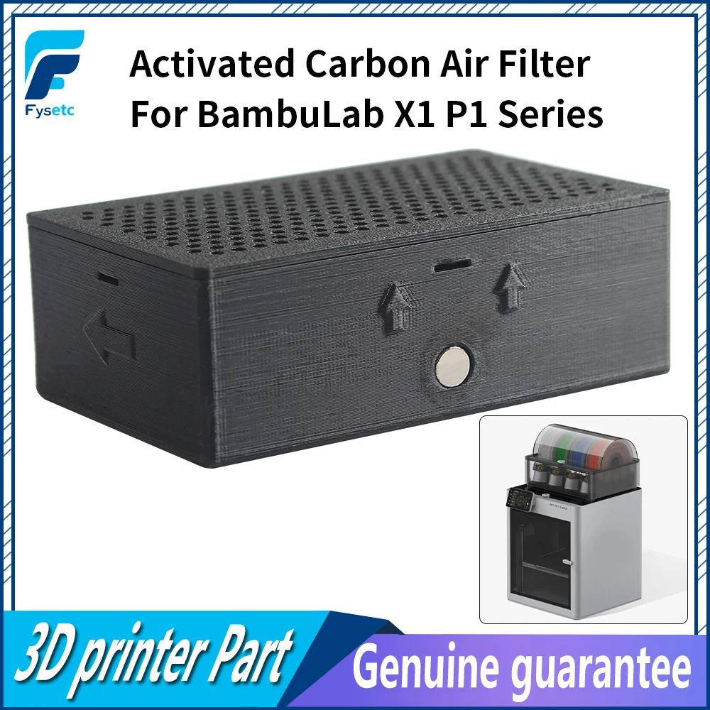 1/2/3pc Activated Carbon Air Filter for Bambu Lab X1/P1 Series Universal Air Purifier Filter for BambuLab 3D Printer Accessories