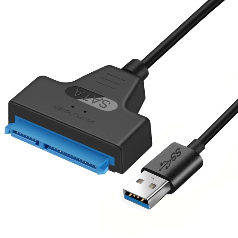 Адаптер USB 6 Гбит/с, быстрый доступ к данным на 2,5-дюймовом жестком диске и твердотельном диске, разъем для портативного