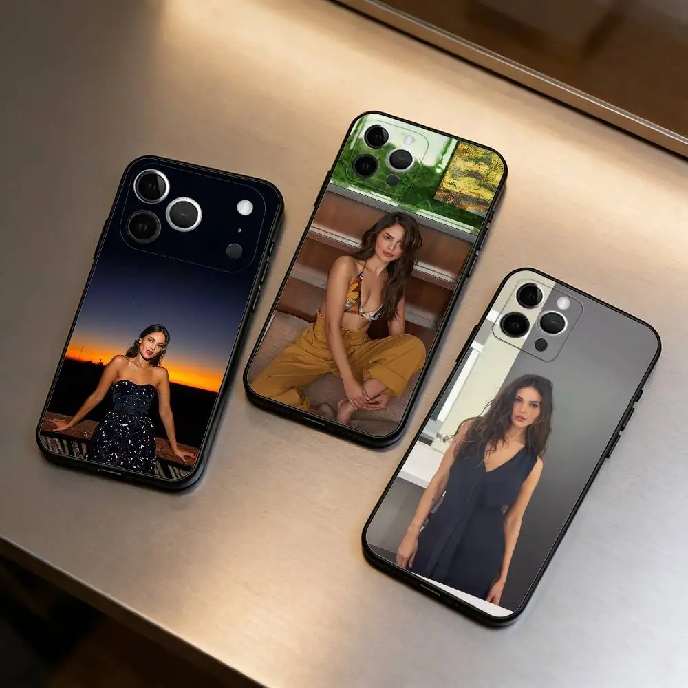 

Singer E-Eiza Gonzalez Soft Silicone Black Cover,Phone Case For iPhone 17,16,15,14,13,12,11 Plus,Pro Max,XS