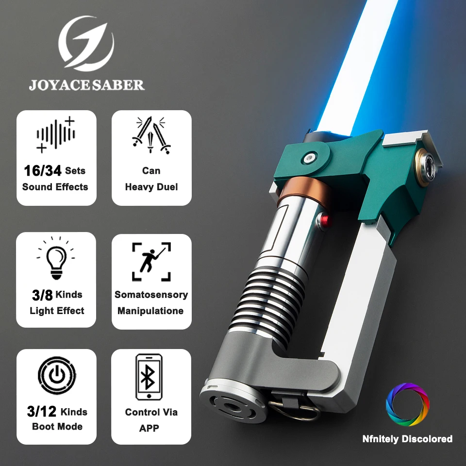 Pixel Lightsaber Ezra Bridger Xenopixel Light Saber Jedi Neopixel Metal Handle Laser Sword Cosplay Heavy Dueling Luminous Toys