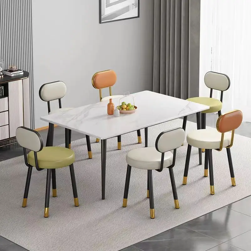 # Dining Chairs Household Backrest Chairs Small-sized Dining Table Chairs Makeup Stools Light Luxury