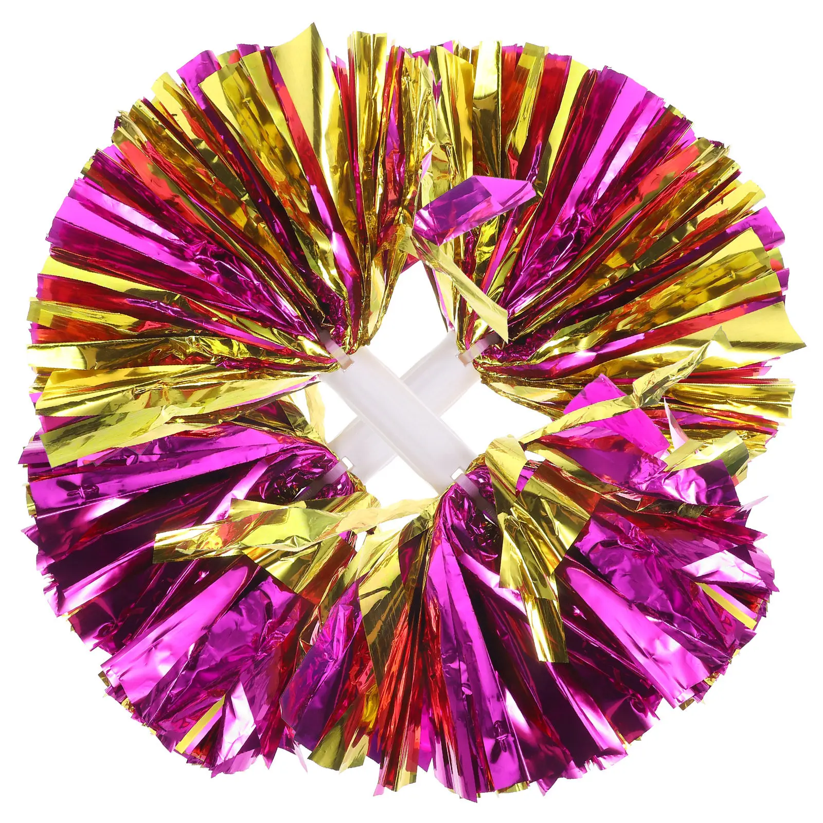 

2Pcs Cheerleading Pom Poms Bright Attractive Reusable Supplies for Competitions Dancing Fundraisers Outdoor Events