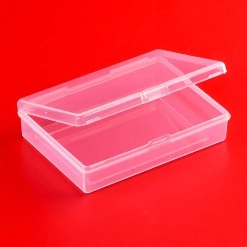 573a 2pcs прозрачная пластиковая коробка для организации корпуса для обычного размера P