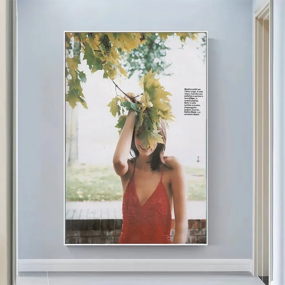 Silk Cloth Wall Poster Grazia Italy Febr. Sanja Scans Art Home Office Deco Gift