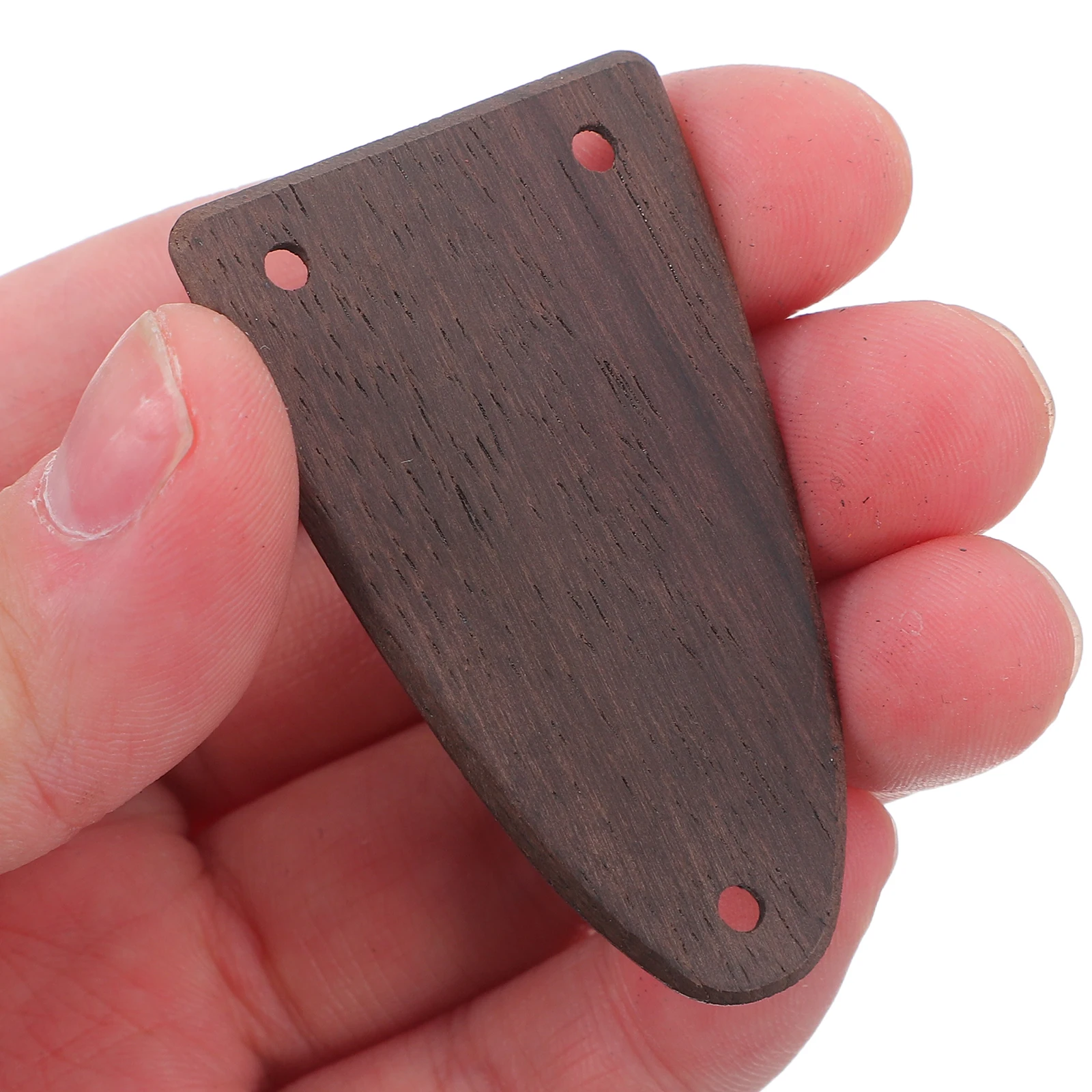 

2Pcs Wooden Guitar Truss Rod Covers Smooth Finish Semi-Elliptical Electric Guitar Parts for Repair Maintenance