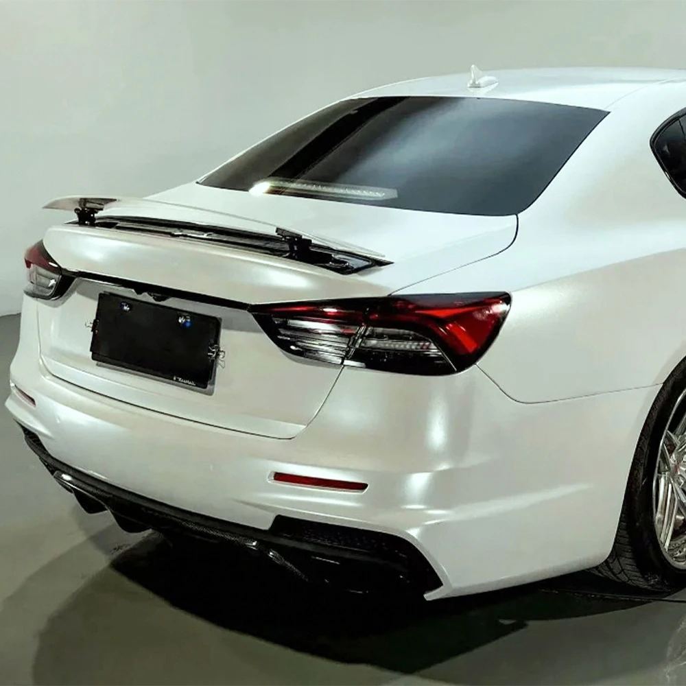 ملصق سيارة أبيض معدني لتغليف السيارة من الفينيل لاصق تغليف اللون خالي من الفقاعات ملحقات السيارة الداخلية الخارجية #2